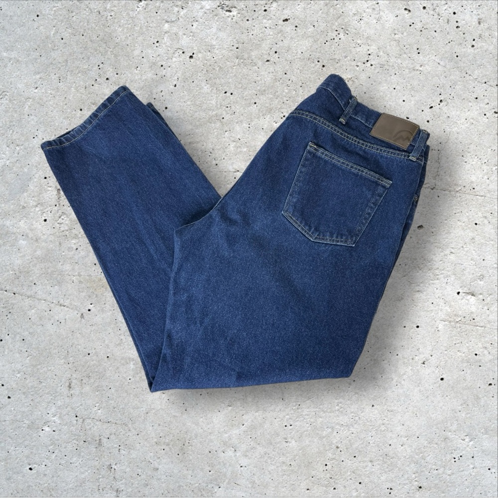 Magellan Outdoors Classic Fit Dark Denim Straight Leg Men's 44x32 Jeans
